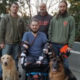 Clear Path trains service dog of Veteran recovering from  double arm transplant