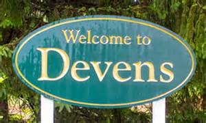 Welcome to Devens sign