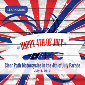Clear Path Motorcycles in the 4th of July Parade