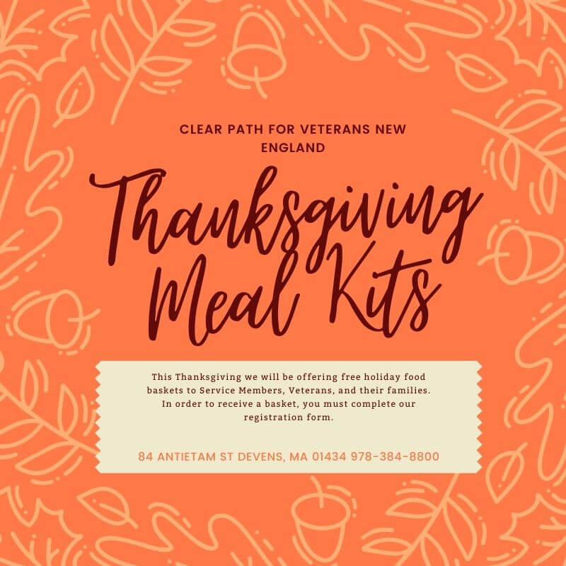 Thanksgiving Meal Kits Clear Path for Veterans New England