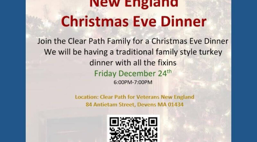 Clear Path for Veterans New England Christmas Eve Dinner