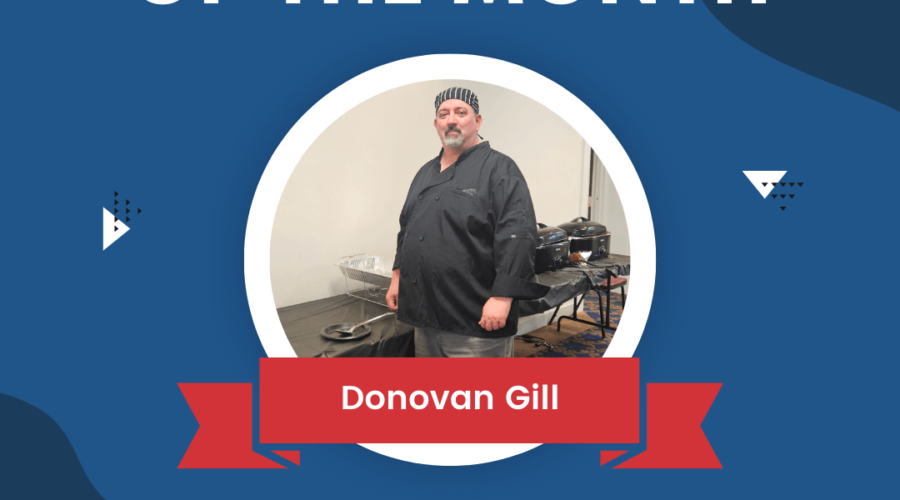 Volunteer of the Month: Donovan Gill