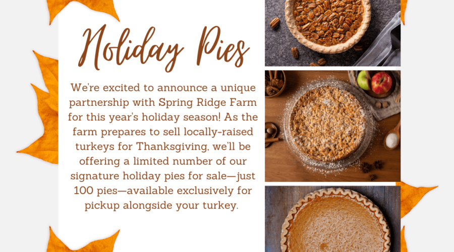 Celebrate the Season with Homemade Pie and Purpose